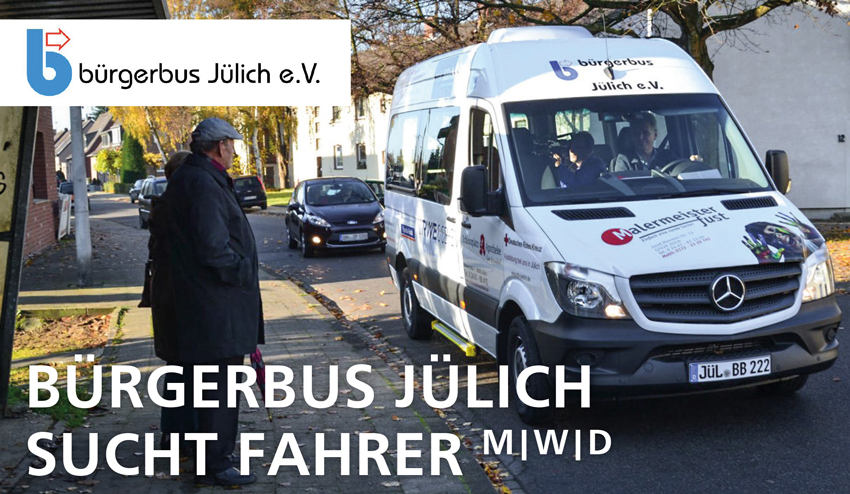 Bürgerbus Jülich sucht Fahrer (m|w|d)