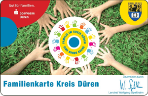 Bild: Grafik Familienkarte des Kreises Düren