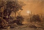 Johann Wilhelm Schirmer - Landschaft mit Schafherde