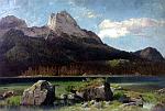 Johann Wilhem Schirmer - Der Hintersee bei Berchtesgaden