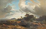 Johann Wilhelm Schirmer - Heranziehendes Gewitter in der römischen Campagna