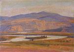 Johann Wilhelm Schirmer - Flussschleife bei Grenoble