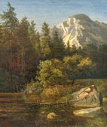 Johan Wilhelm Schirmer - Alpenlandschaft