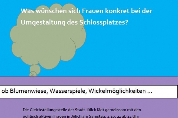 Schlossplatz-Begehung Plakat Bild: Plakat Schlossplatzbegehung