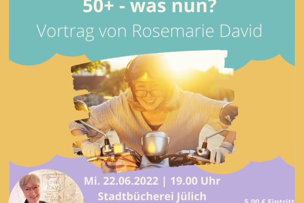 Rosemarie David Plakat © Stadtbücherei Jülich Rosemarie David Plakat © Stadtbücherei Jülich