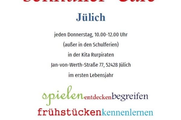 Kreis Düren: Schnuller-Café Bild: Das Plakat zur Veranstaltung