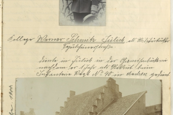 Bild: Eine Urkunde im digitalen Lesesaal (Stadtarchiv Jülich)