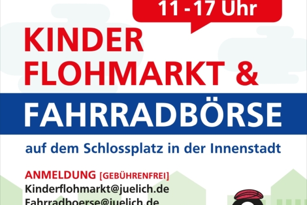 Kinderflohmarkt und/oder Fahhrradbörse am 18.09.2022 Bild: Das Plakat zum Kinderflohmarkt und/oder Fahhrradbörse