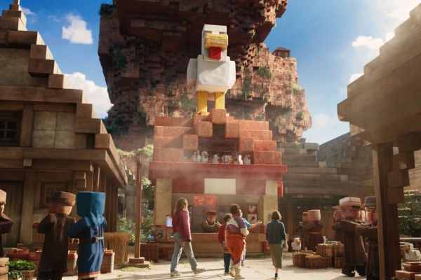 Kino: Ein Minecraft Film Bild: Ein Filmausschnitt