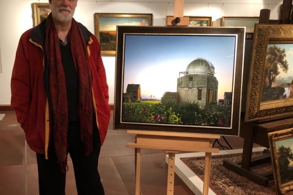Jülicher Umgebung im Bild Bild: Heiner Altmeppen in der Landschaftsgalerie. Foto: Museum Zitadelle Jülich