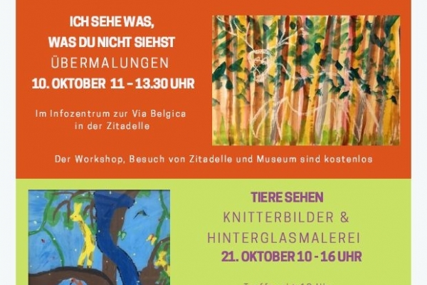 Flyer Herbst Bild: Plakat zum Kulturrucksack am 10. und 21.10.2021