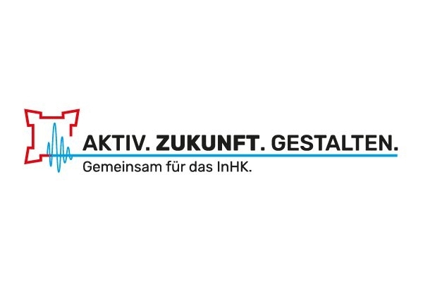 Bild: Das Logo zum Integrierten Handlungskonzept (InHK) - Aktiv. Zukunft. Gestalten.