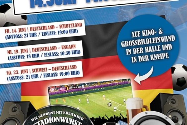 Public Viewing zur Fußball EM im KUBA Public Viewing zur Fußball EM im KUBA
