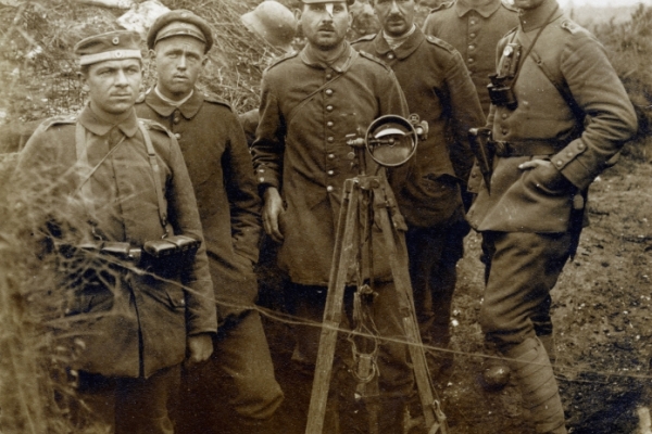 Kuratorenführung am 18. August Bild: Soldaten im I. Weltkrieg