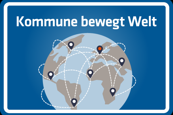 Bild: Logo Wettbewerb Kommune bewegt Welt