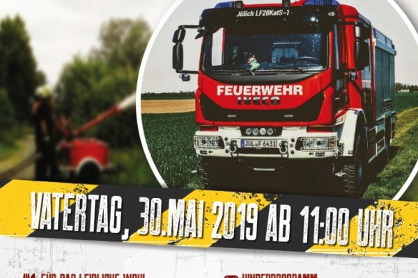 Bild: Das Plakat zum Tag der offenen TÃ¼r der LÃ¶schgruppe Welldorf