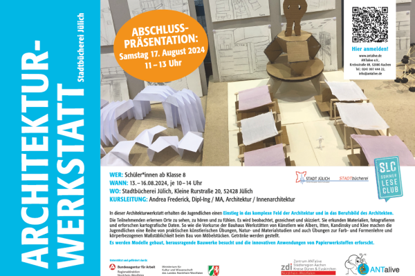 Flyer Architekturwettbewerb Flyer Archritekturwettbewerb