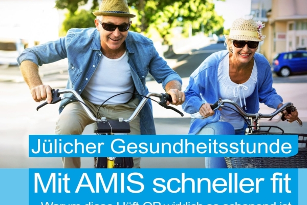 ein Mann und eine Frau fahren auf Fahrrädern auf die Kamera zu