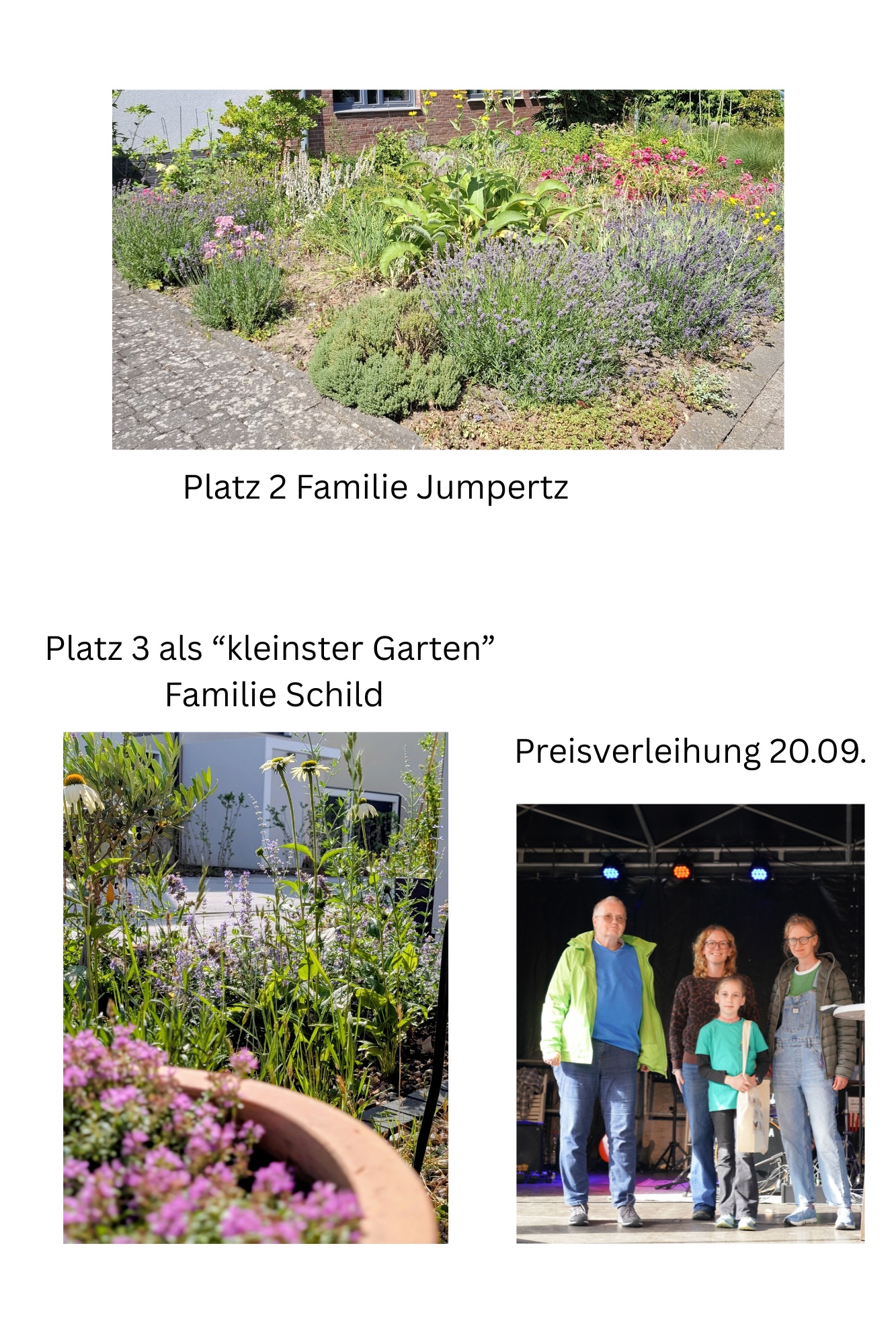 Preisträger Platz 2 und 4